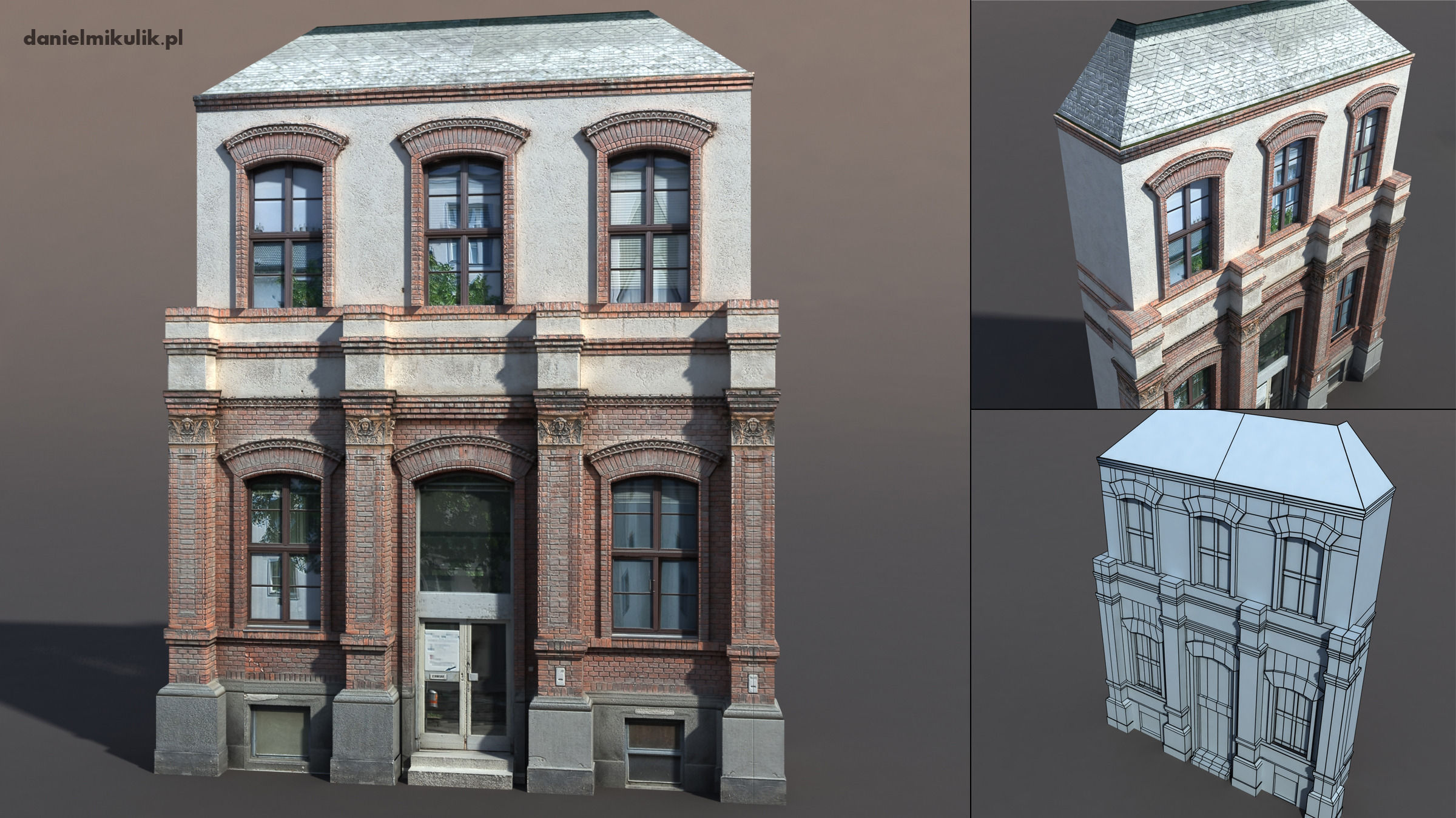 Apartment House 63 Low Poly 3d Model Low-poly 3D model_3