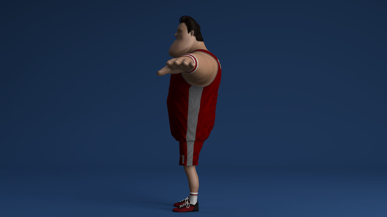 Toon Guy 3D model_3