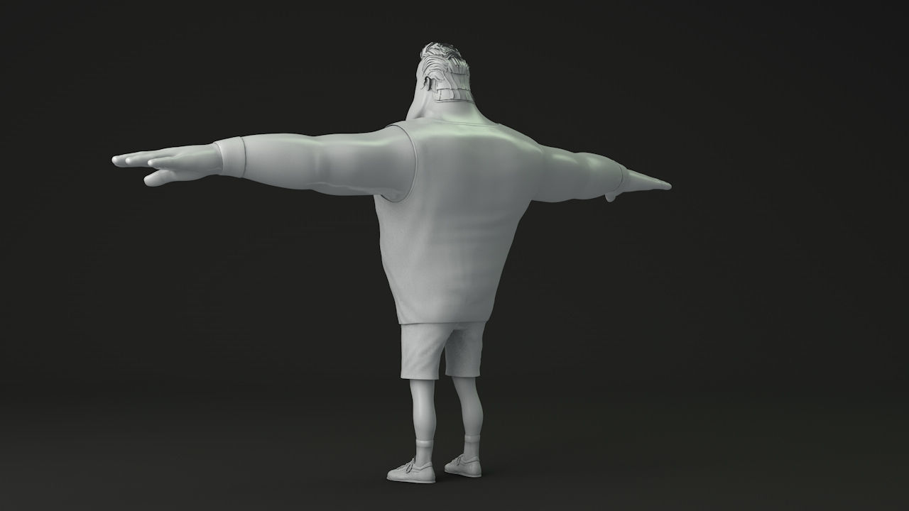 Toon Guy 3D model_11