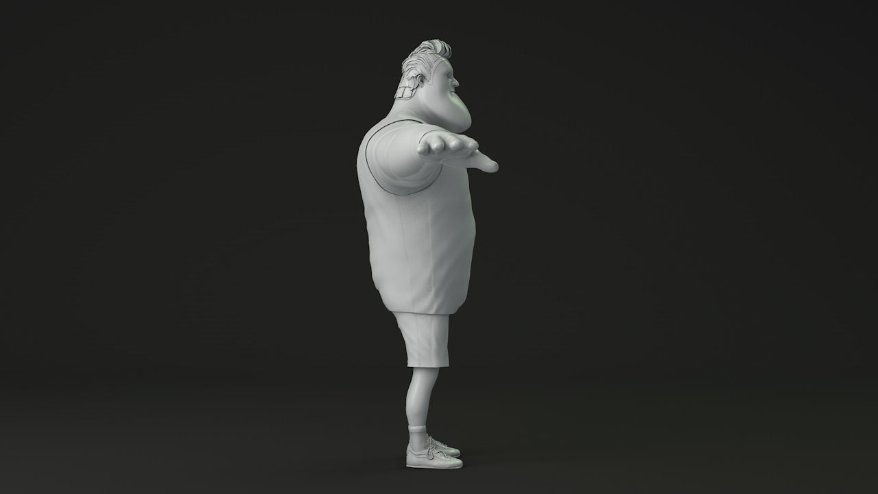 Toon Guy 3D model_14