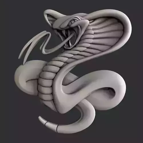3d STL models for CNC cobra