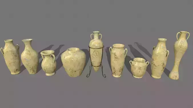 vase set greek
