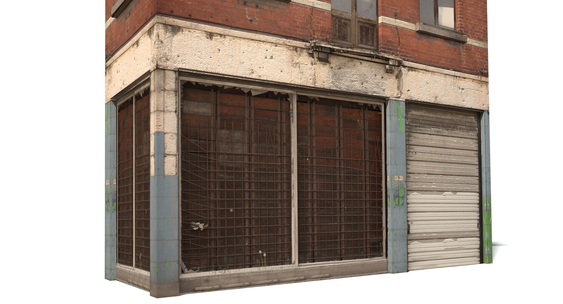 Apartment House 43 Low-poly 3D model_6