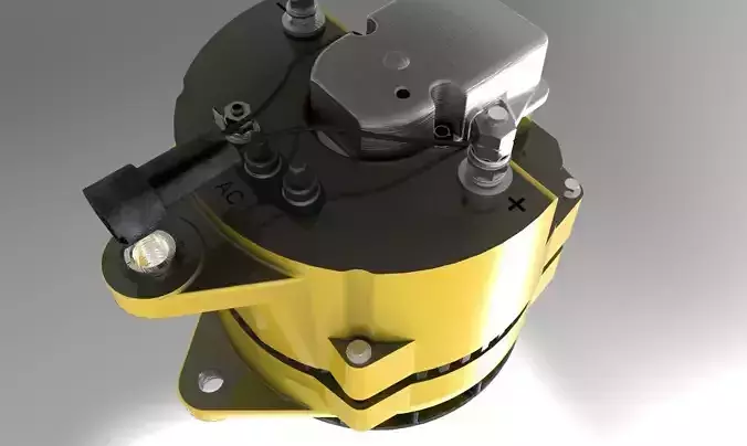 Alternator Free 3D model