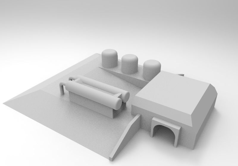 mechcommander set base 3D print model_9