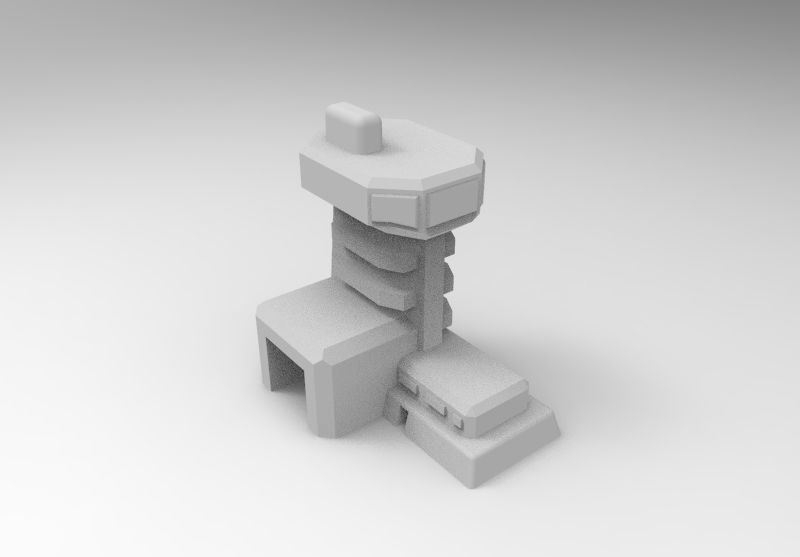 mechcommander set base 3D print model_4