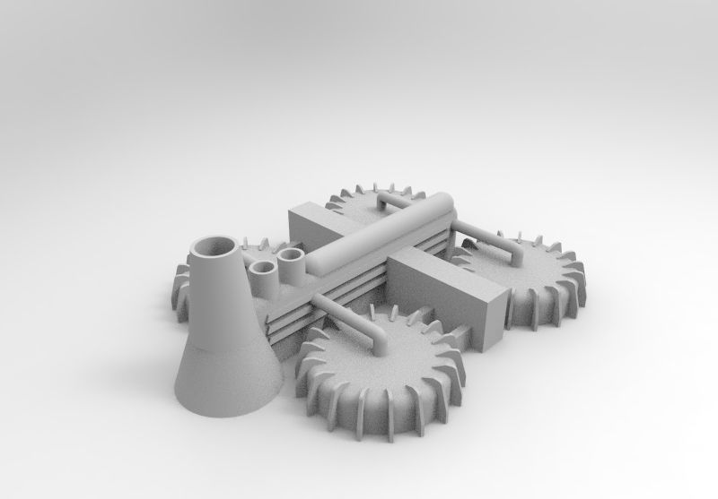 mechcommander set base 3D print model_12