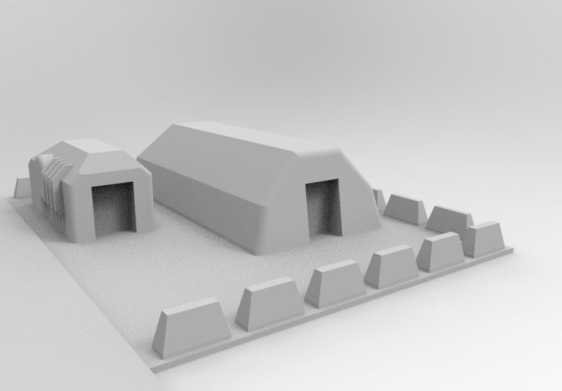 mechcommander set base 3D print model_3