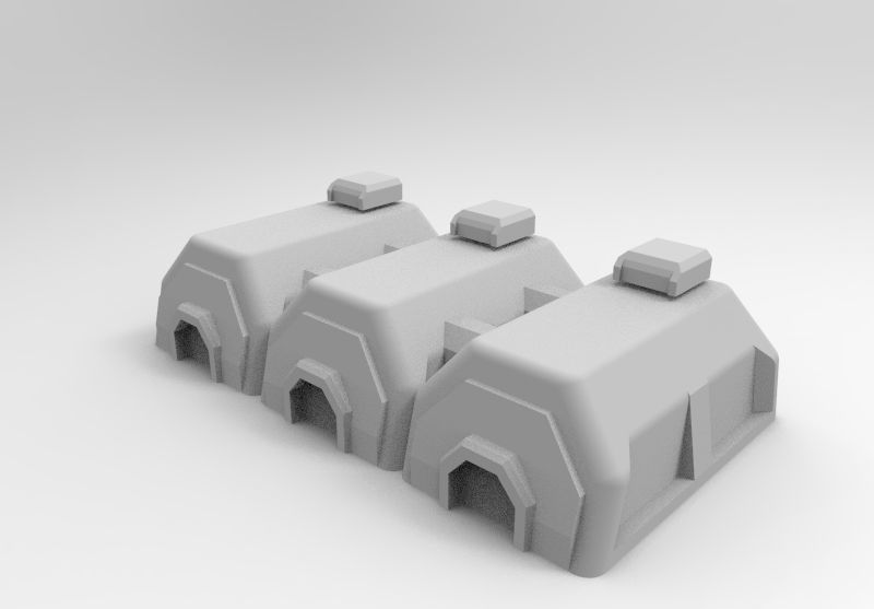 mechcommander set base 3D print model_6