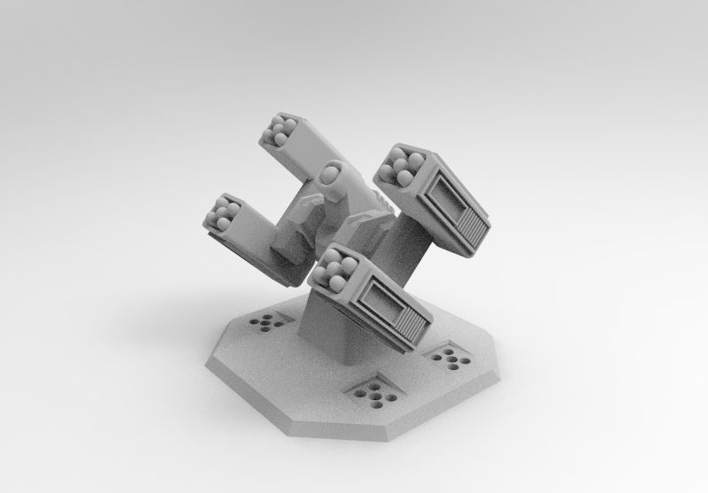 mechcommander set base 3D print model_1