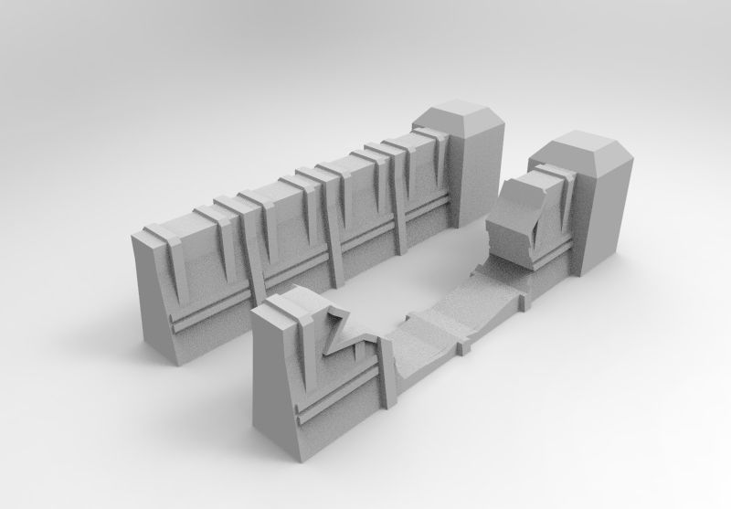 mechcommander set base 3D print model_11