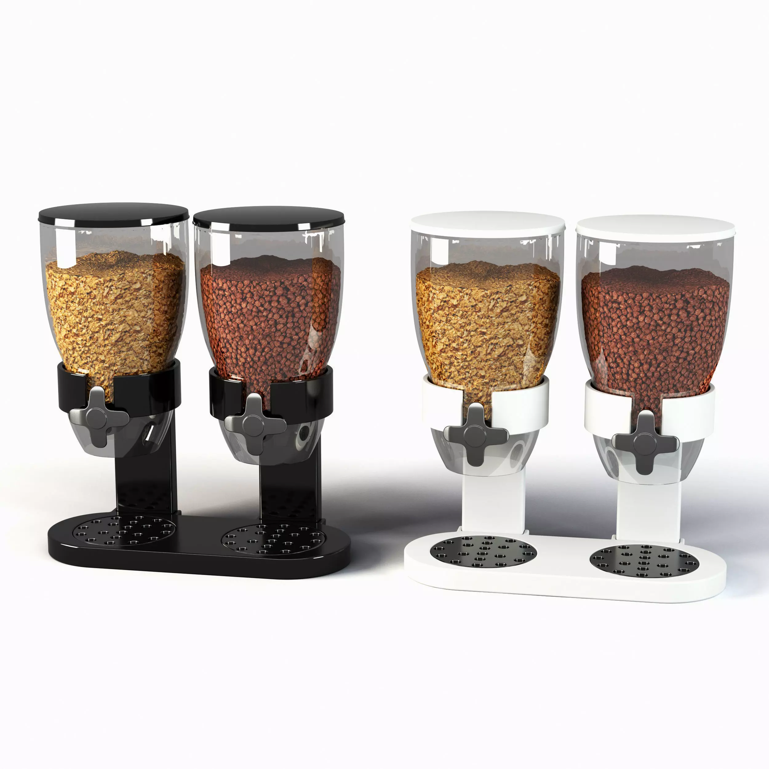 Cereal Dispencer Double Can 3D model_0