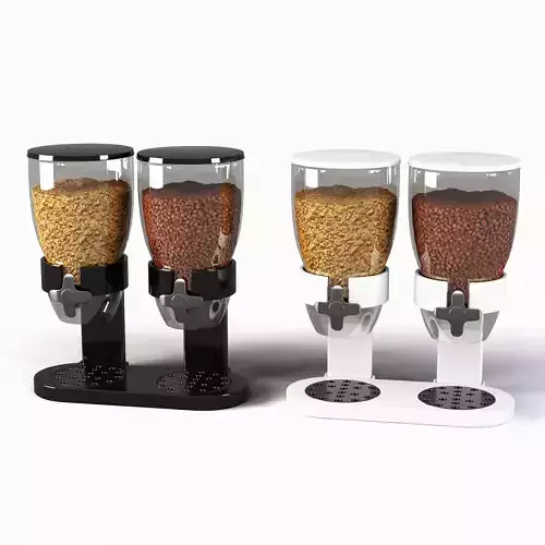 Cereal Dispencer Double Can 3D model