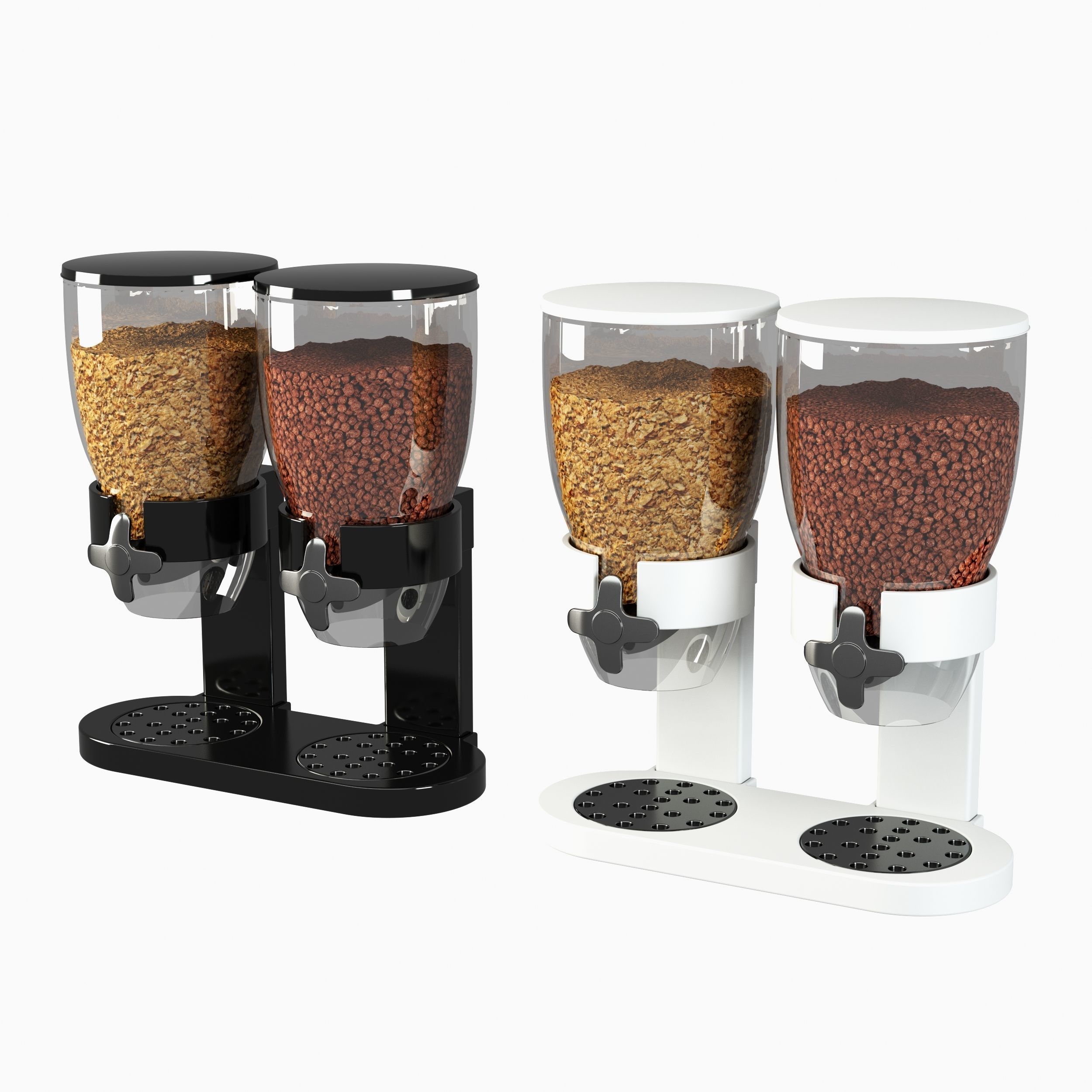 Cereal Dispencer Double Can 3D model_1