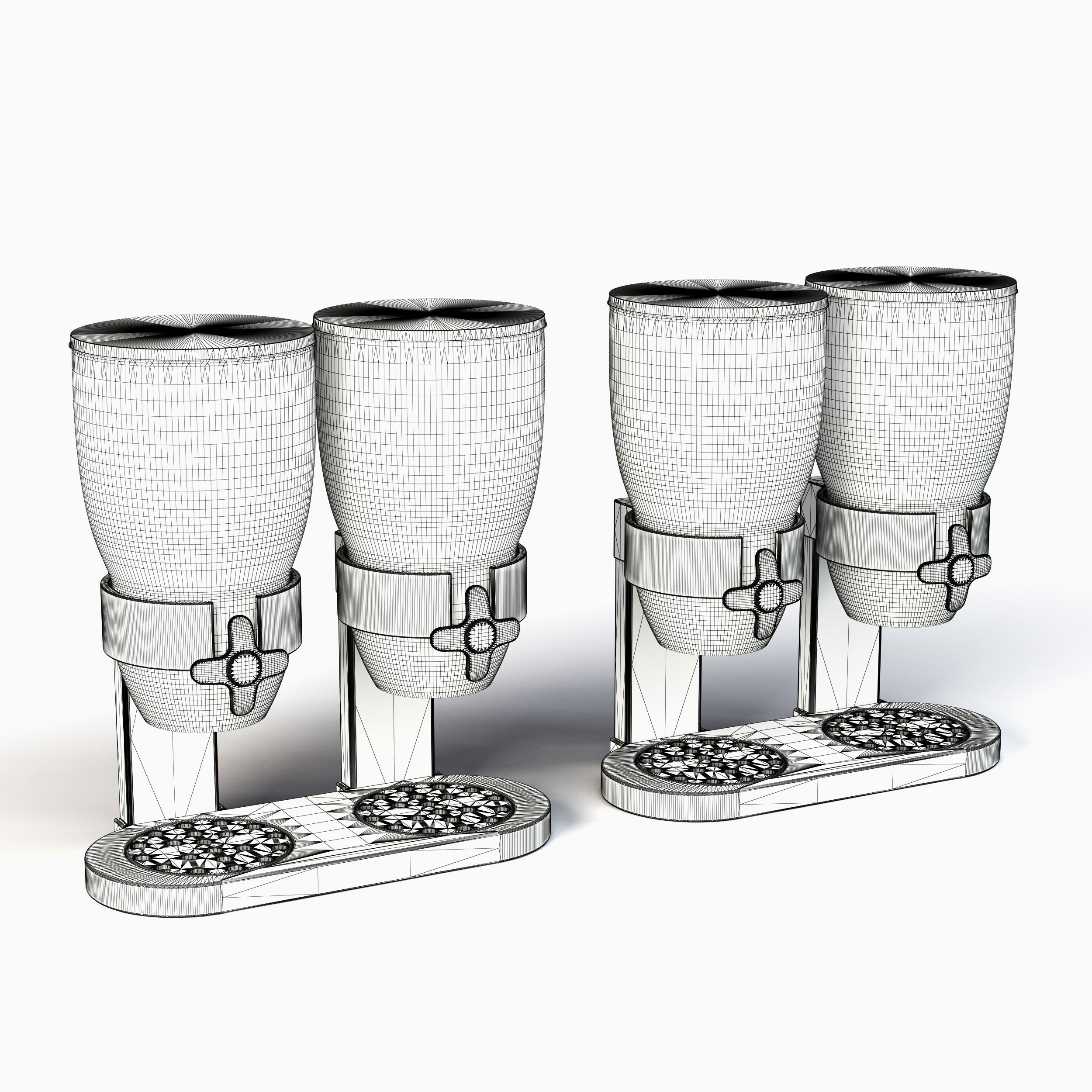 Cereal Dispencer Double Can 3D model_4