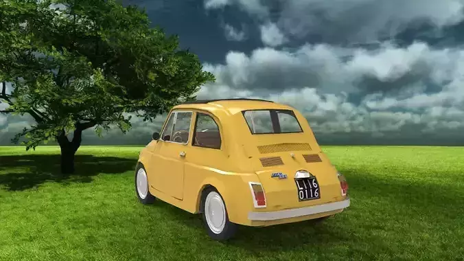 Fiat 500L Free 3D model