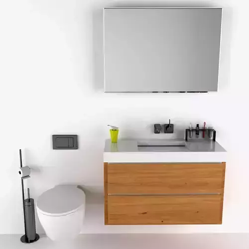 Corian Bathroom Set