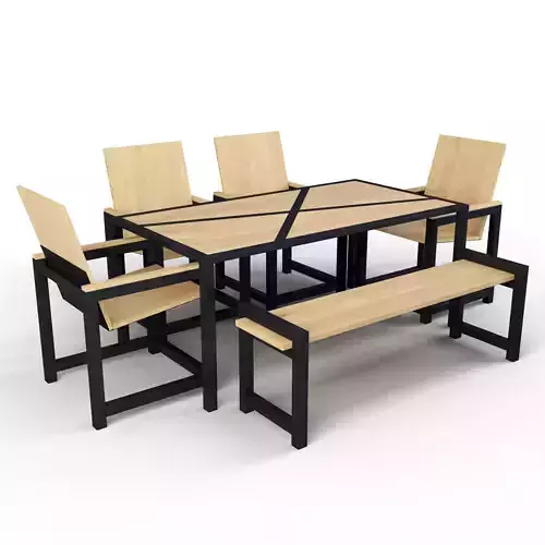 Industrial Dining Set