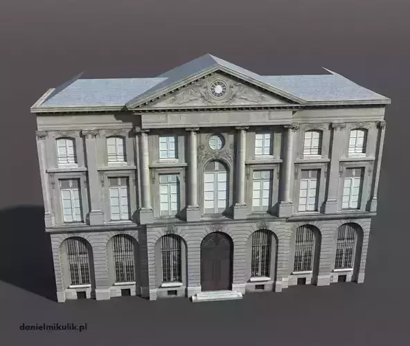 Building Low Poly Facade 74
