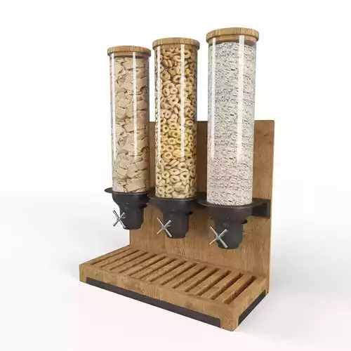 Triple Canister Cereal Despencer