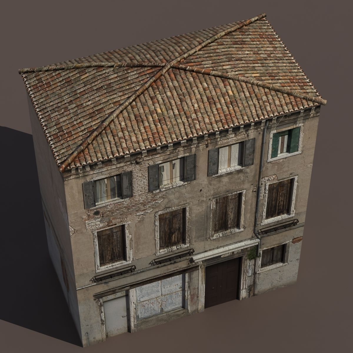 Apartment House 135 Low-poly 3D model_5