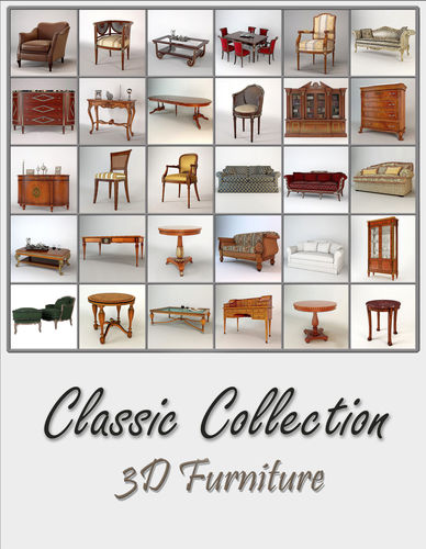 Ceppi Furniture Collection 3D model