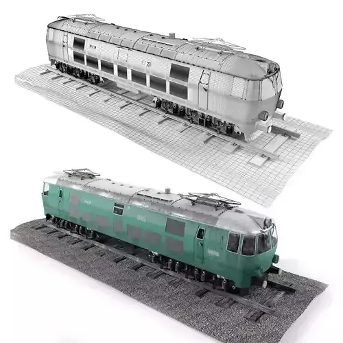 Pafawag 201E ET 22 Electric Train 3D model