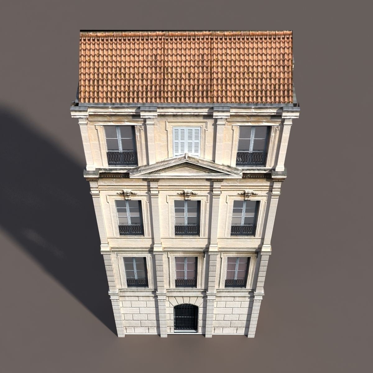 Apartment House 3D model_2