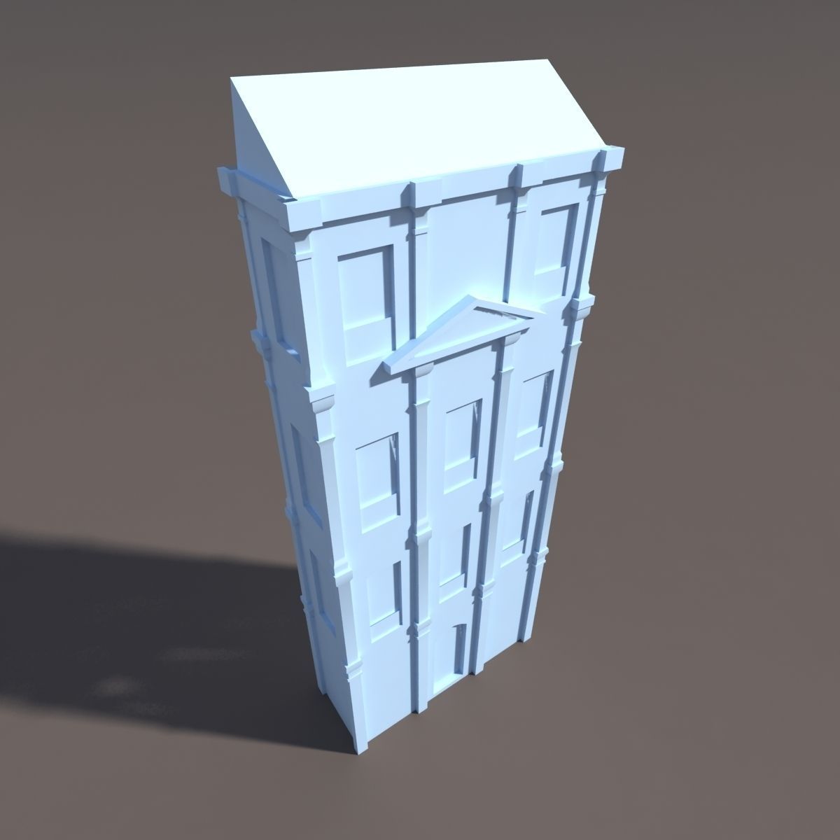 Apartment House 3D model_1