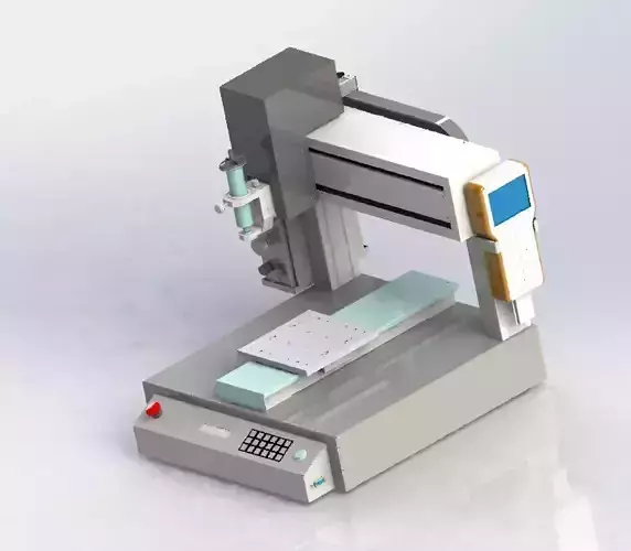 Desk type glue machine