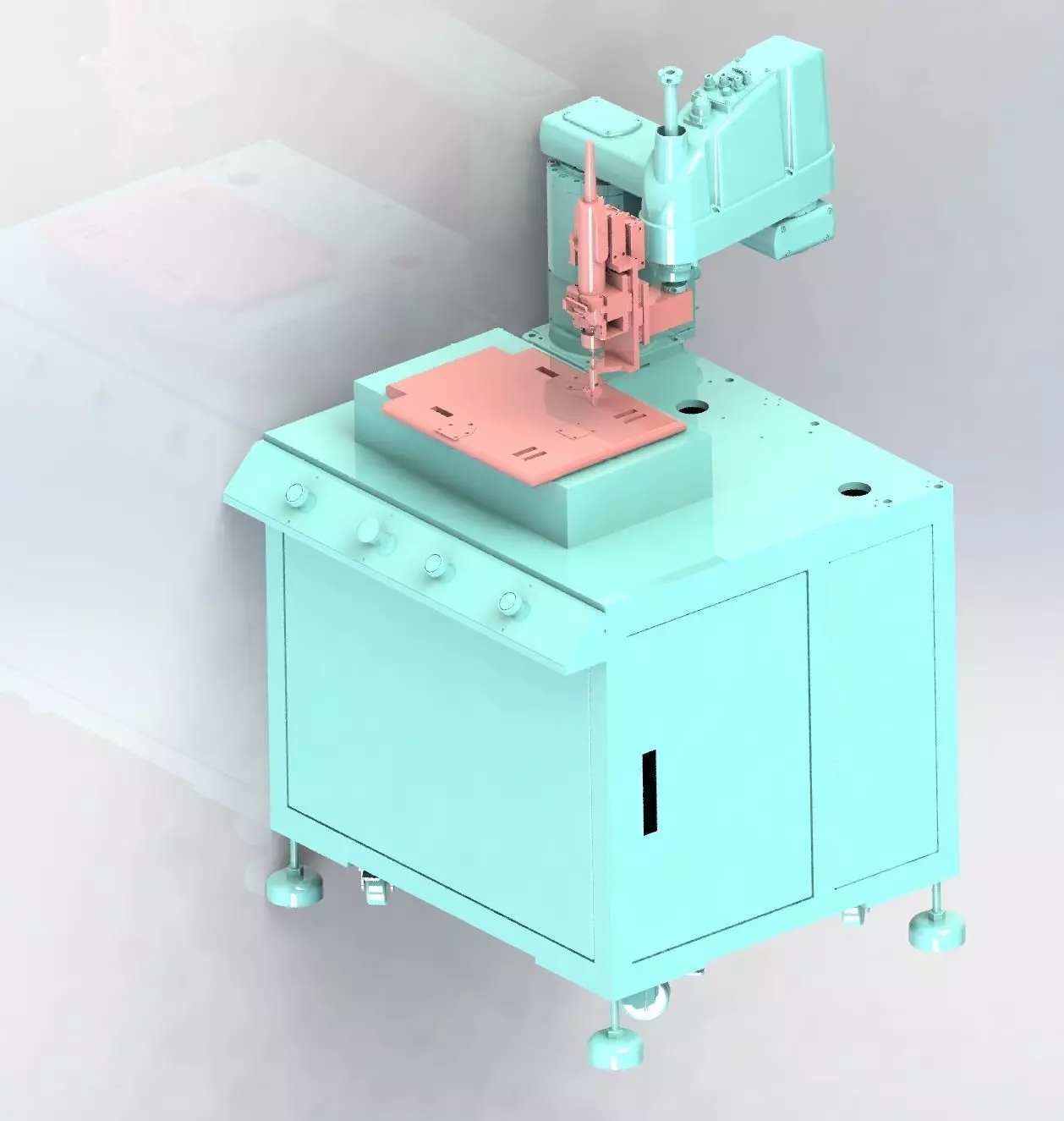 Automatic screw machine 3D model | CGTrader