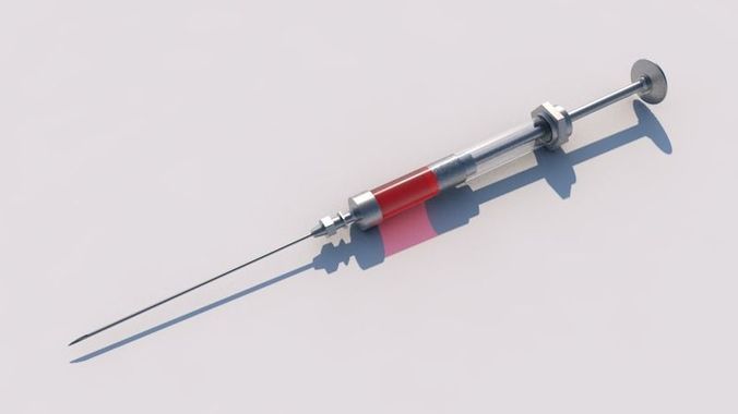Syringe medical 3D model