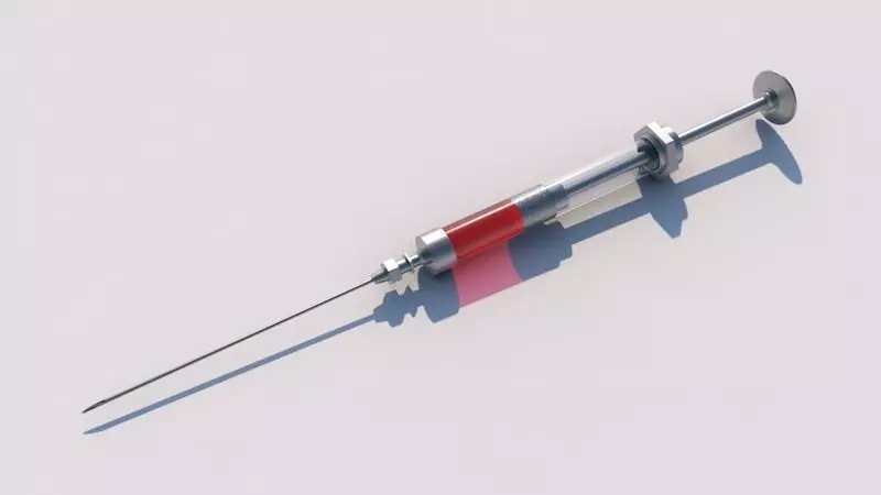 Syringe medical 3D model_0