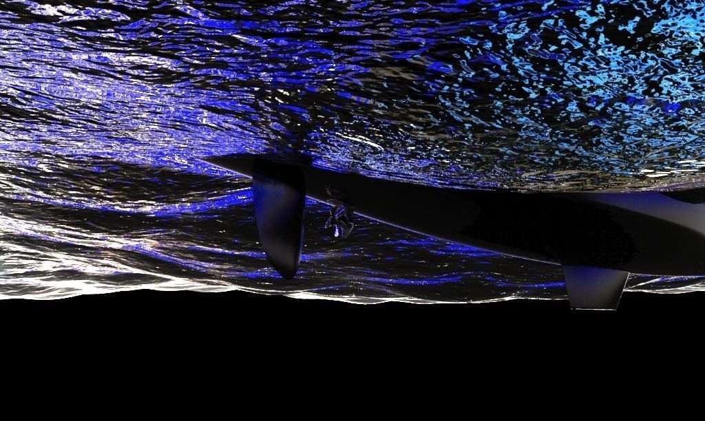 Catamaran Free 3D model_4