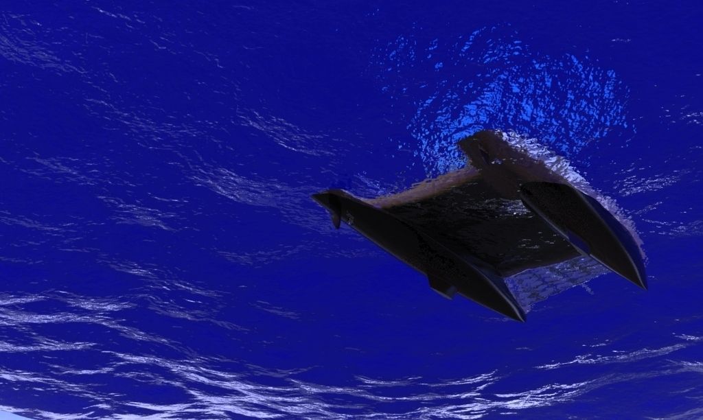 Catamaran Free 3D model_5