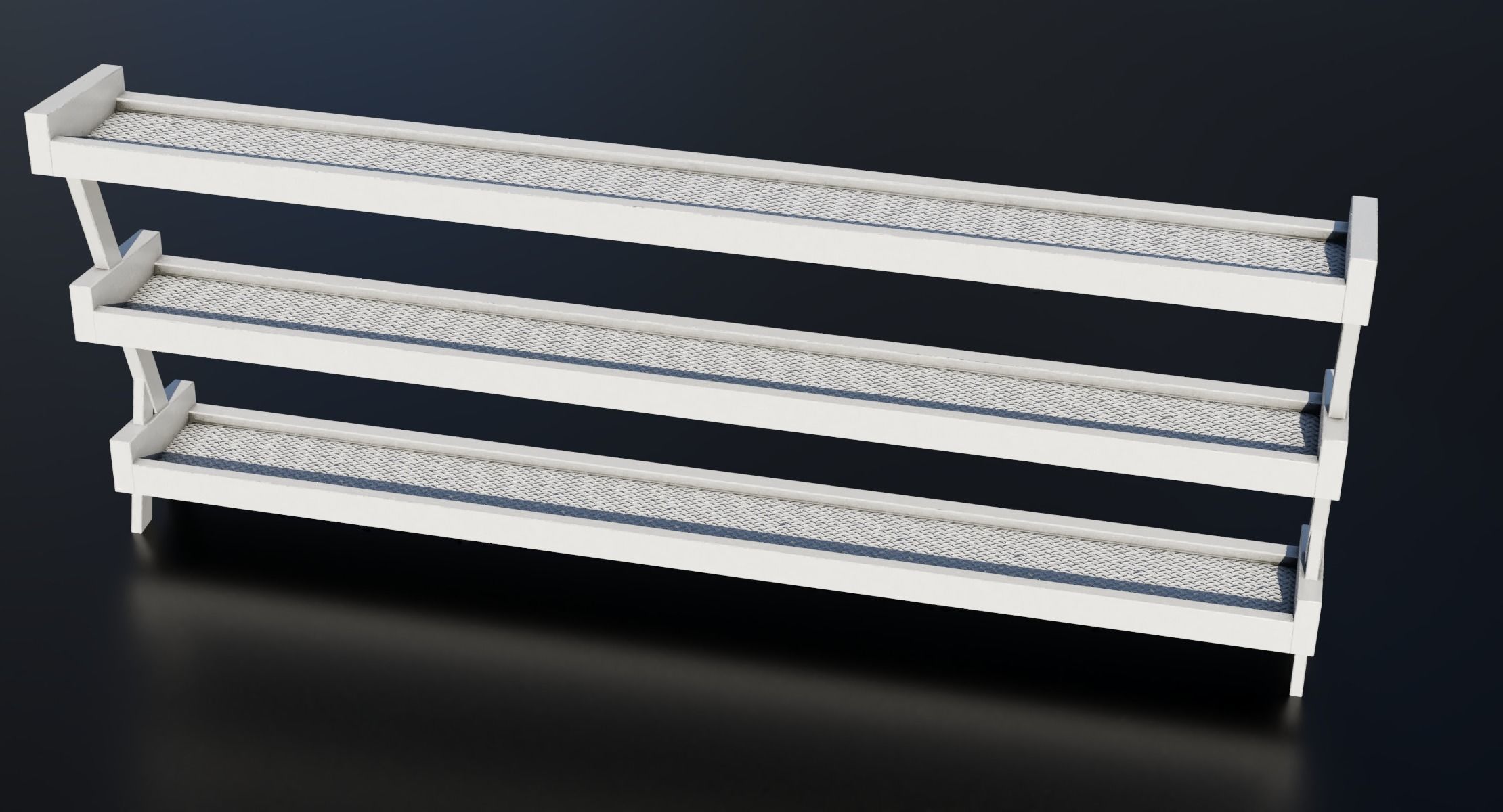 Gym Rack - Low Poly 3D model 3D model_17