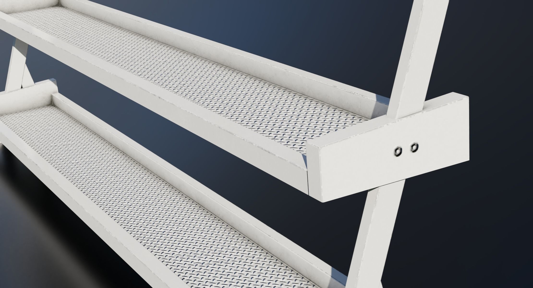 Gym Rack - Low Poly 3D model 3D model_16