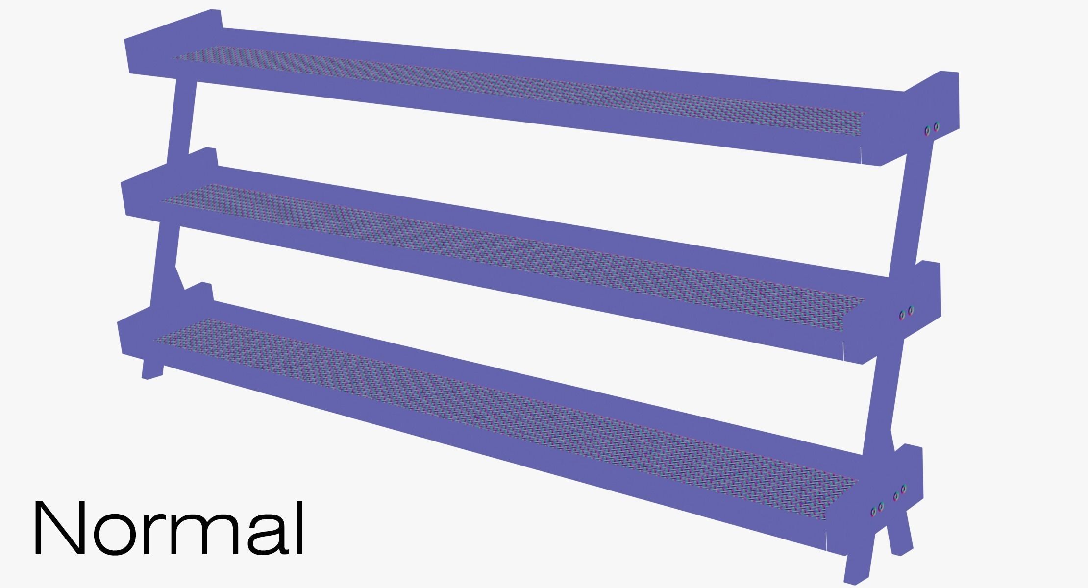 Gym Rack - Low Poly 3D model 3D model_22