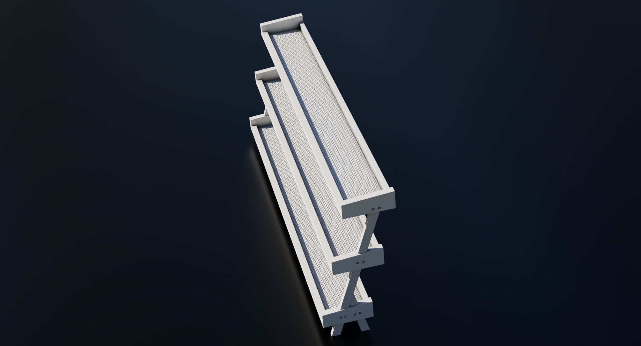 Gym Rack - Low Poly 3D model 3D model_13