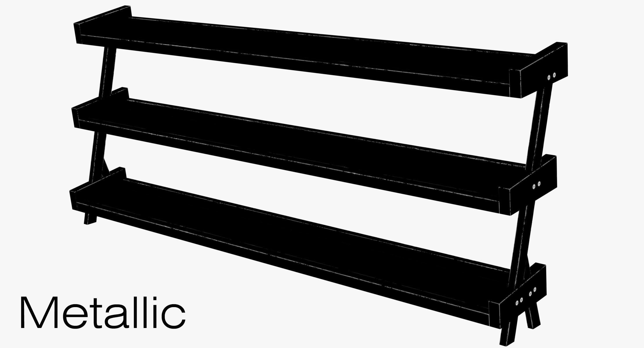 Gym Rack - Low Poly 3D model 3D model_20