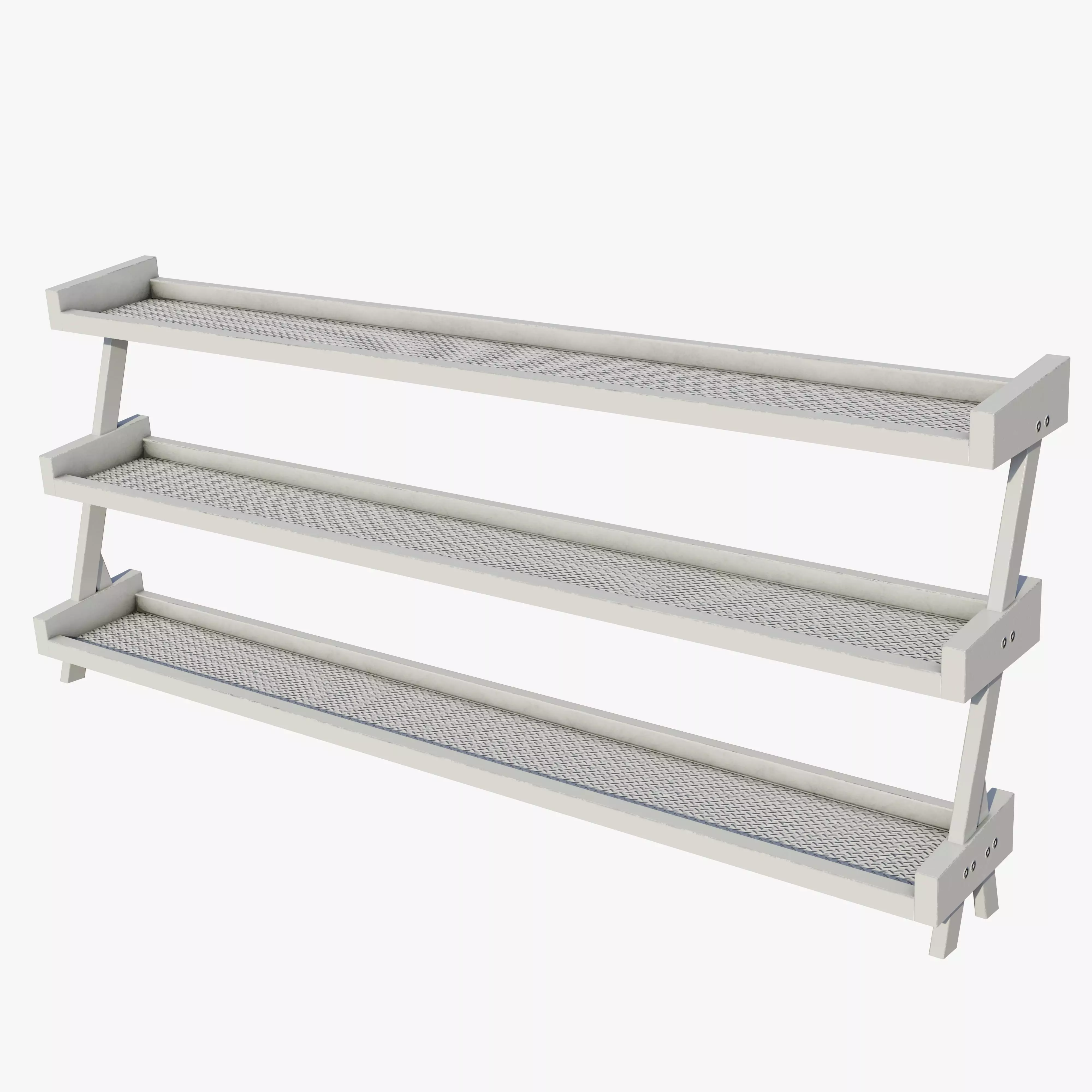 Gym Rack - Low Poly 3D model 3D model_0