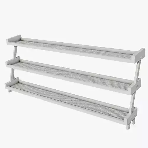 Gym Rack - Low Poly 3D model