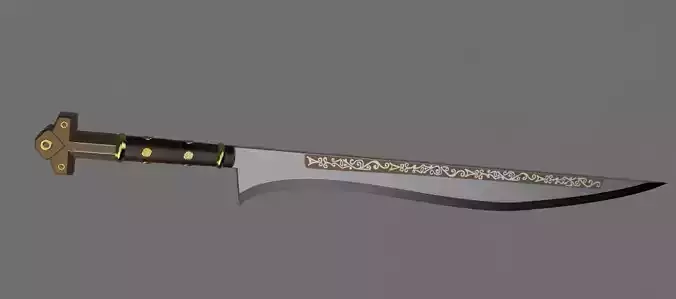 Assassins Creed Calamity Blade inspired sword replica 3D print model