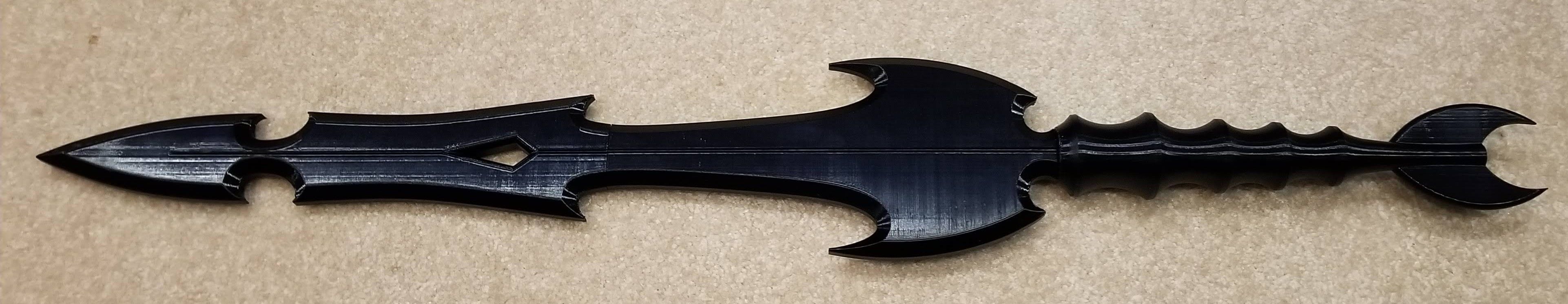 Thor Ragnarok Hela inspired sword replica 3D print model_1