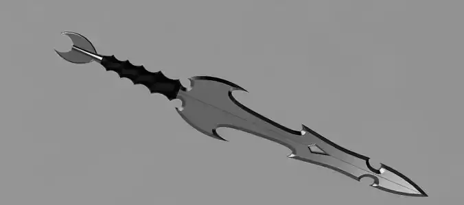 Thor Ragnarok Hela inspired sword replica 3D print model