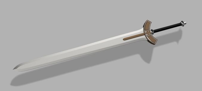 Soldier inspired sword from the Final Fantasy VII 3D print model