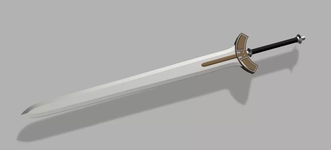 Soldier inspired sword from the Final Fantasy VII 3D print model_0