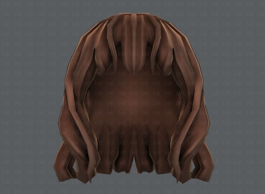 3D Hair style for girl V24 Low-poly 3D model_39