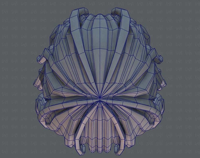 3D Hair style for girl V24 Low-poly 3D model_36