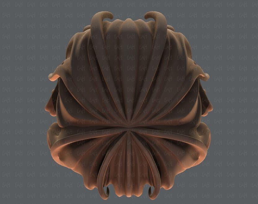 3D Hair style for girl V24 Low-poly 3D model_33